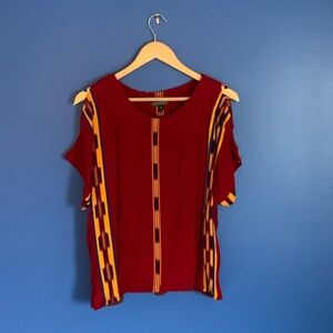 Cold Shoulder Bohemian Top